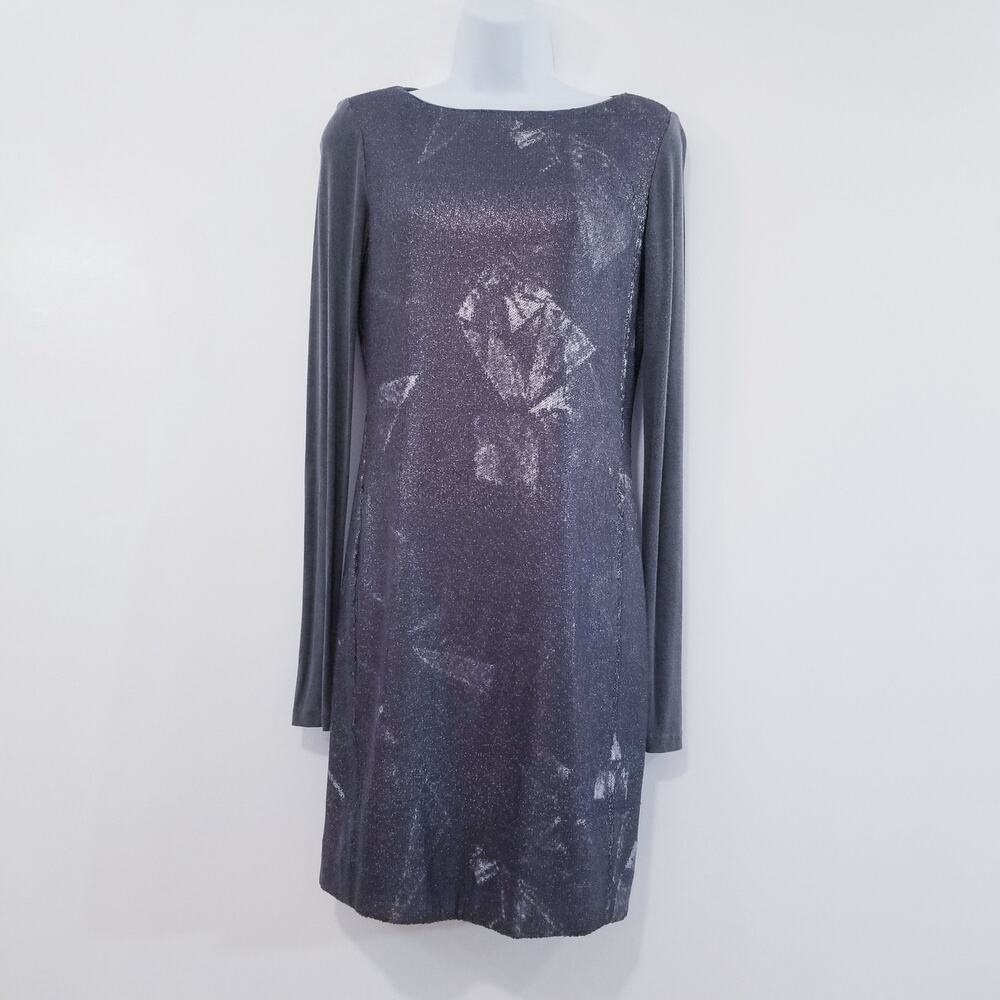 Nicole Miller Gold Label Sequins Dress Holiday Christmas Party Dress